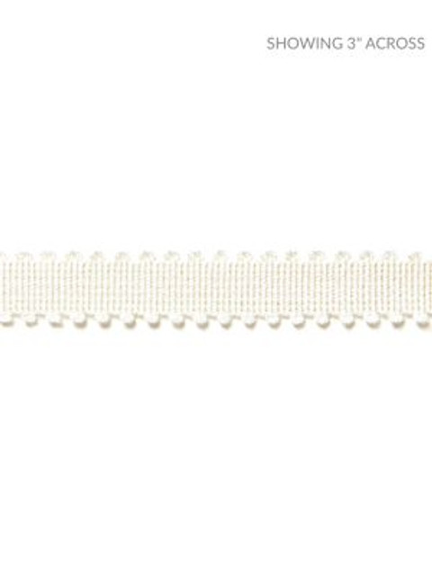 Scalamandre Trim Lancaster Gimp Cream SCV6580001 100% SPUN RAYON CHINA LIGHT DUTY Horizontal: and Vertical: 0.5 - My Fabric Connection -