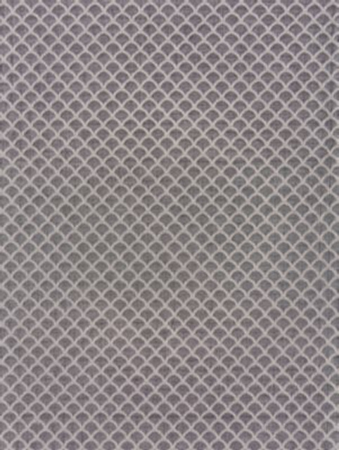 Scalamandre Fabric Scallop Weave Smoke SC271370004 MODERN LUXURY 67% COTTON 25% LINEN 8% POLYESTER INDIA MEDIUM DUTY Horizontal: .75" and Vertical: .625" 53.5 - My Fabric Connection -