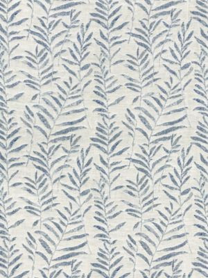 Grey Watkins Fabric Willow Weave Navy GW272110004 BREEZE 60% LINEN 20% COTTON 20% VISCOSE INDIA LIGHT DUTY Horizontal: 16.5" and Vertical: 13" 53 - My Fabric Connection -