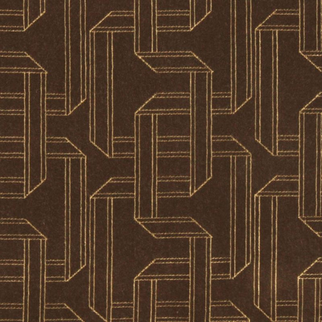 Robert Allen Contract Fabric Ribbon Effect Mink  Modern Couture 93% Polyester, 7% Viscose TURKEY see sample Horizontal: 7 inches and Vertical: 7 inches 56 inches - My Fabric Connection -