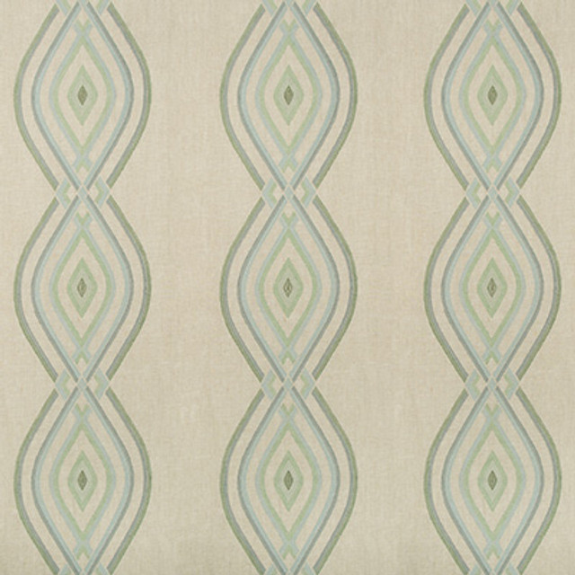 Lee Jofa Fabric Ora Embroidery Mist