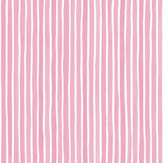 Cole & Son Wallcovering Croquet Stripe Soft Pink