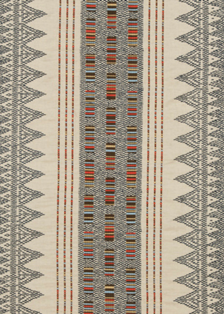 Mulberry Fabric Stitchwork Indigo