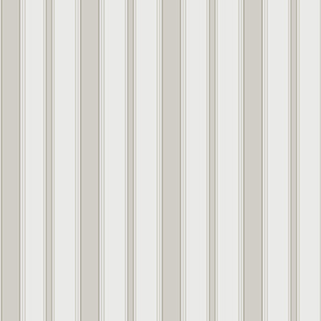 Cole & Son Wallcovering Cambridge Stripe Stone+White