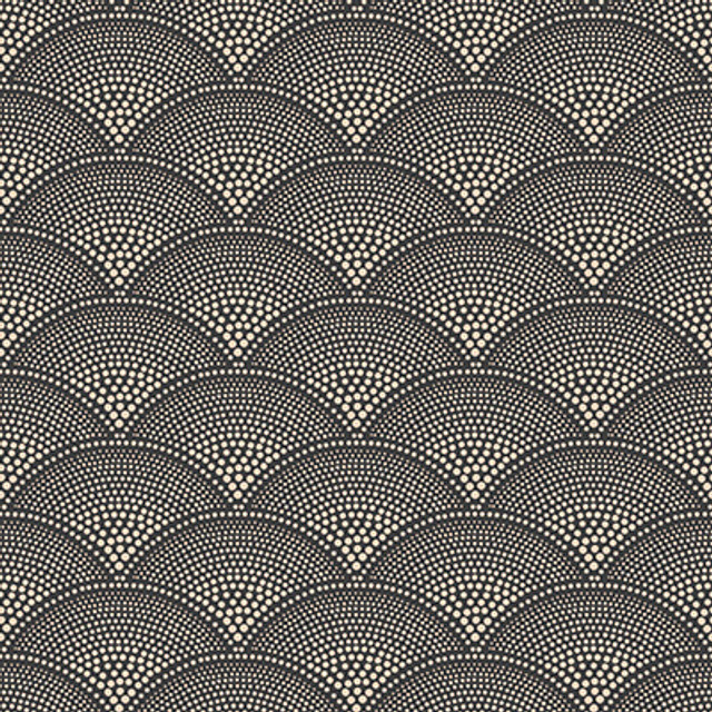 Cole & Son Wallcovering Feather Fan Charcoal/Bronze
