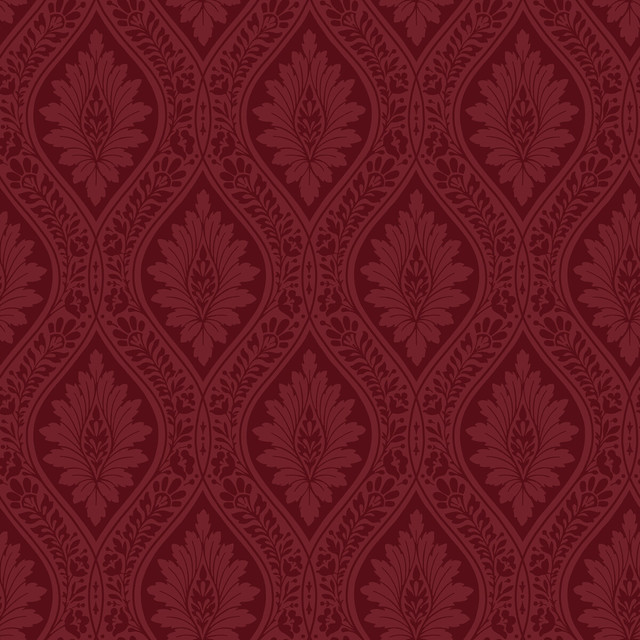 Cole & Son Wallcovering Florence Rouge - PAPER - 100% United Kingdom - Horizontal: - and Vertical: 21 21 - My Fabric Connection -