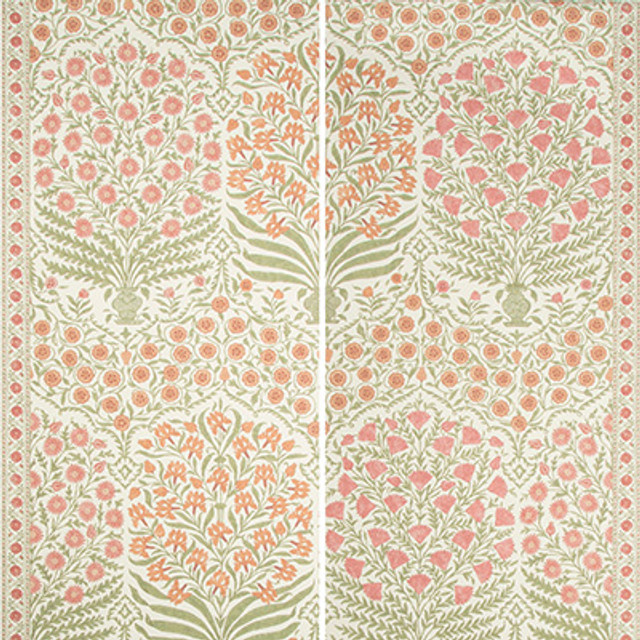 Lee Jofa Wallcovering Sameera Paper Spice/Berry