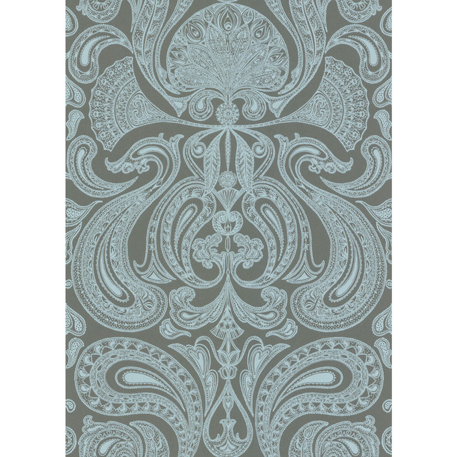Cole & Son Wallcovering Malabar Sage/Pa COLE & SON NEW CONTEMPORARY PAPER - 100% United Kingdom - Horizontal: 0 and Vertical: 28.5 20.5 - My Fabric Connection -