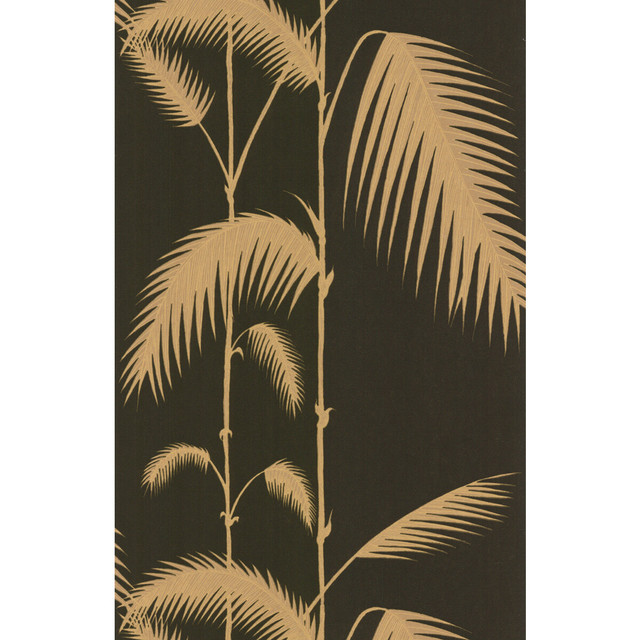 Cole & Son Wallcovering Palm Leaves Black/T COLE & SON NEW CONTEMPORARY PAPER - 100% United Kingdom - Horizontal: 20.5 and Vertical: 28.3 20.5 - My Fabric Connection -