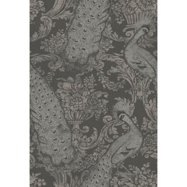 Cole & Son Wallcovering Byron Charcoal An Silver COLE & SON ALBEMARLE PAPER - 100% United Kingdom - Horizontal: - and Vertical: 29.94 20 - My Fabric Connection -
