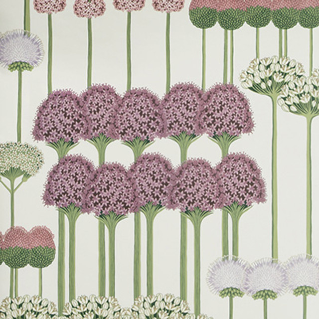 Cole & Son Wallcovering Allium Mulb/Blush/Lilac/Wh