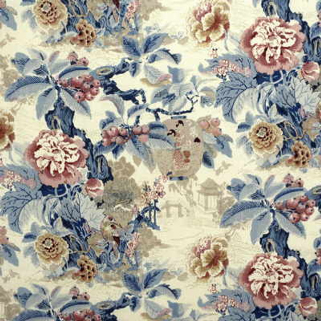 Lee Jofa Fabric Chinese Lantern Coral Lee Jofa Fabric Chinese Lantern Coral