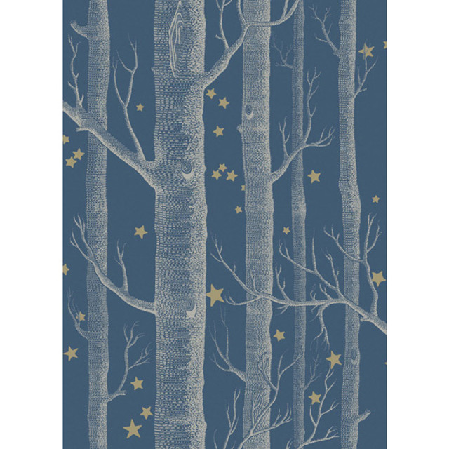 Cole & Son Wallcovering Woods & Stars Midnight