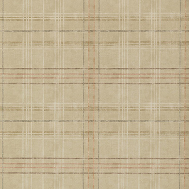 Mulberry Wallcovering Shetland Plaid Sand