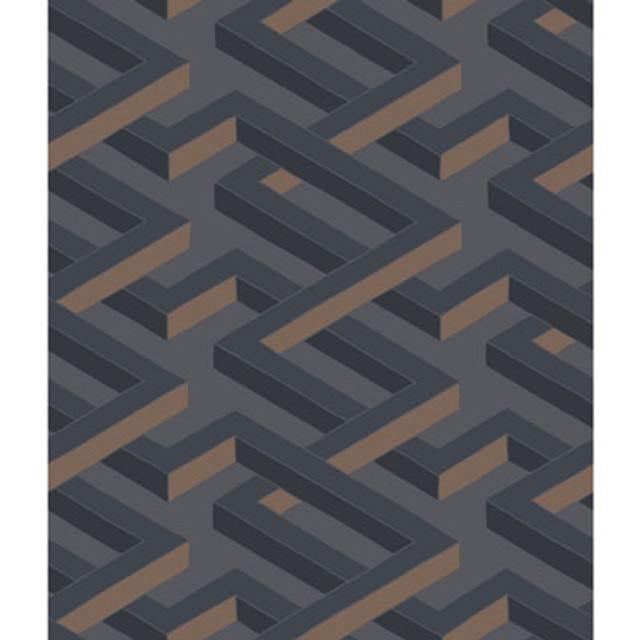 Cole & Son Wallcovering Luxor Charcoal