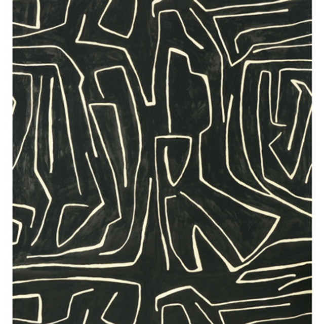 Groundworks Wallcovering Graffito Onyx/Beige
