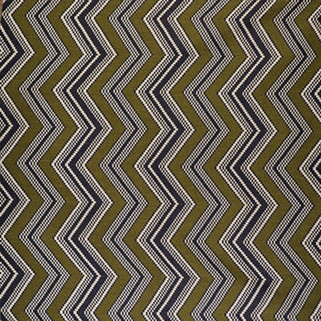 Gaston Y Daniela Fabric Zig Zag Verde/Navy