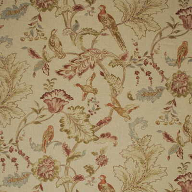 Mulberry Fabric Early Birds Natural