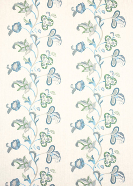 G P & J Baker Fabric Cawdor Teal