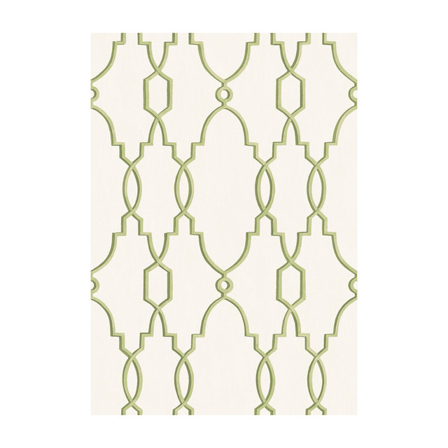 Cole & Son Wallcovering Parterre Leaf Green - PAPER - 100% United Kingdom - Horizontal: - and Vertical: 15 21 - My Fabric Connection -