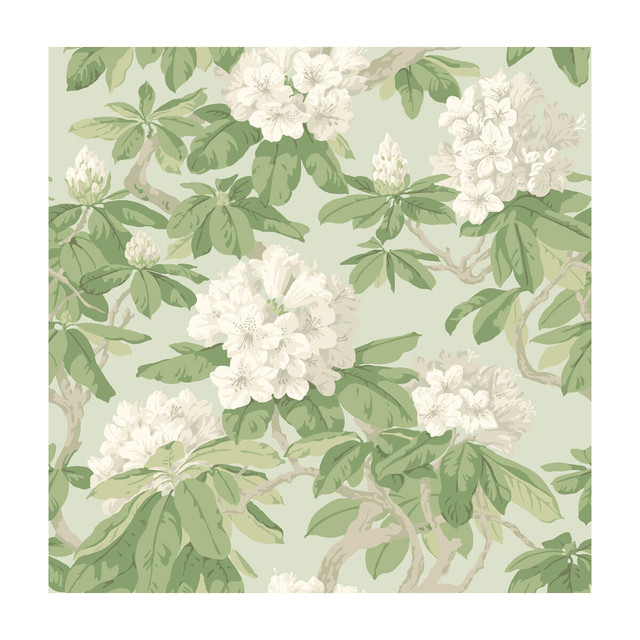 Cole & Son Wallcovering Bourlie Duck Egg - PAPER - 100% United Kingdom - Horizontal: - and Vertical: 20.5 20.5 - My Fabric Connection -