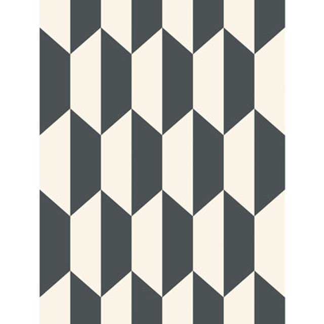 Cole & Son Wallcovering Tile Black And White