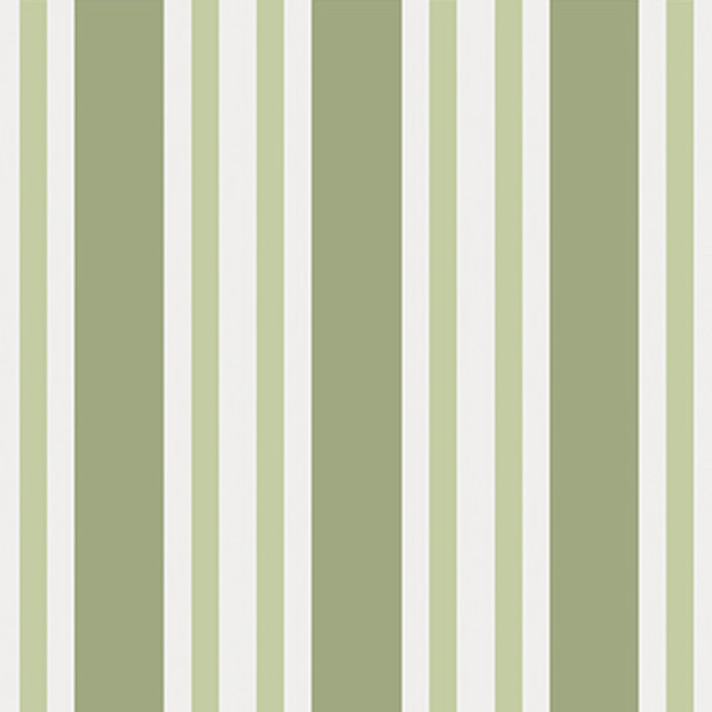 Cole & Son Wallcovering Polo Stripe Leaf Green