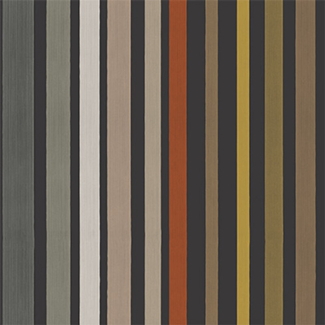 Cole & Son Wallcovering Carousel Stripe Charcoal