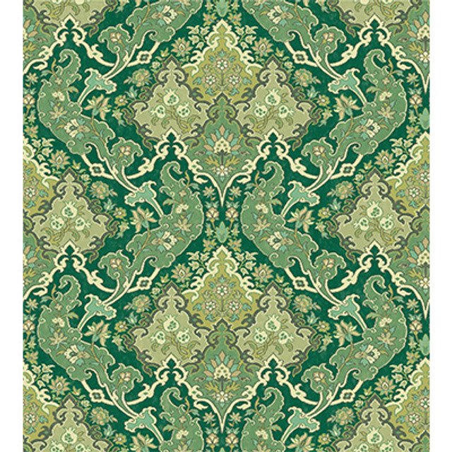 Cole & Son Wallcovering Pushkin Forest Green