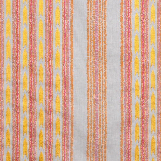 RM CoCo Fabric A0490 Summer Bollywood 89 LIN 8 VISC 3 SPUN POLY - Dry clean only Horizontal: 12.9 and Vertical: 3.15 54 - My Fabric Connection -
