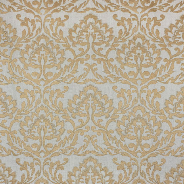 RM CoCo Fabric Positano Damask Dijon