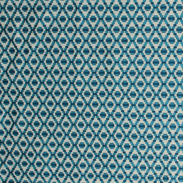 RM CoCo Fabric Step Up Trellis Aquamarine