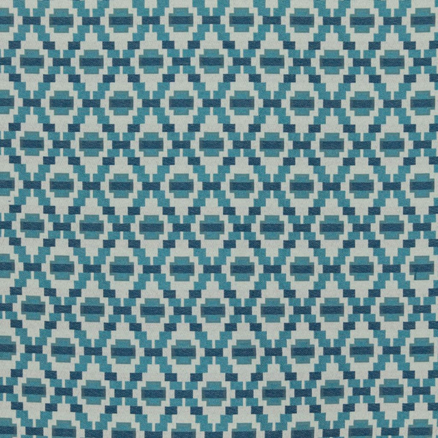 RM CoCo Fabric Step Up Trellis Blue Sky Finishing Touches Vol 9 61% Polyester 39% Rayon See Sample 15000 Horizontal: 2.253 54 - My Fabric Connection -