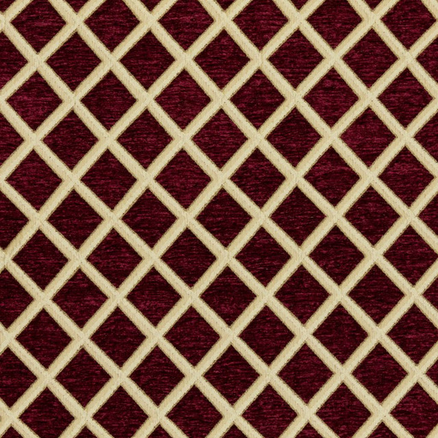 RM CoCo Fabric Perot Trellis Crimson