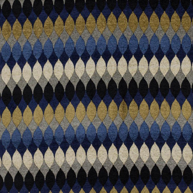 RM CoCo Fabric Roxy Indigo Finishing Touches Vol 9 100% Polyester - Cool wash w/ care, no bleach Horizontal: 1.75 and Vertical: 15 54 - My Fabric Connection -