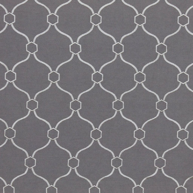 RM CoCo Fabric Picardie Trellis Pewter