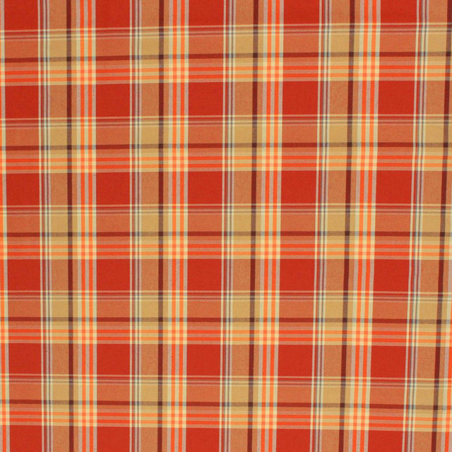 RM CoCo Fabric Astaire Plaid Pumpkin Spice