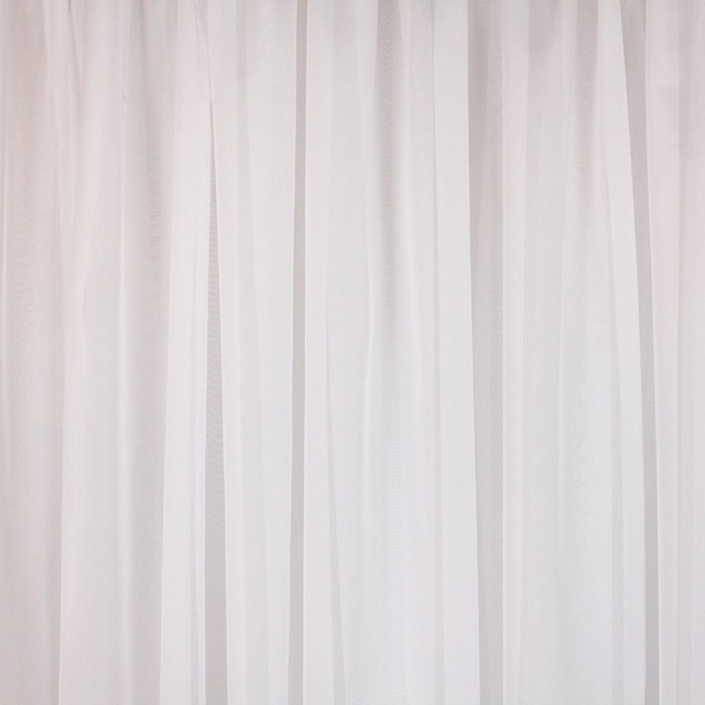 RM CoCo Fabric Zamora Snow Sheer Indulgence Regular Book 100% Polyester See Sample 0 Horizontal: 00 118 - My Fabric Connection -