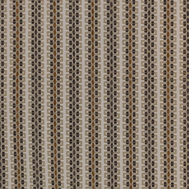 RM CoCo Fabric Passementerie Stripe Cognac