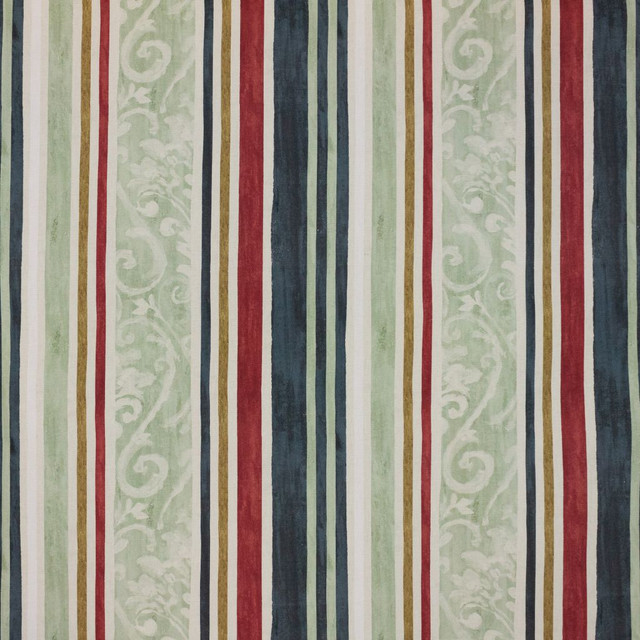 RM CoCo Fabric Constantinople Stripe Tuscan Red
