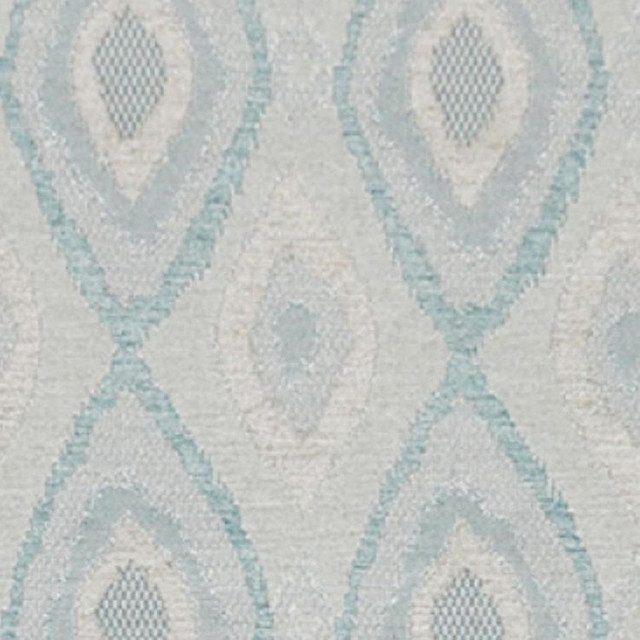 RM CoCo Fabric Play The Game Lagoon Shape It Up - Wesco 100% Polyester - Dry clean only Horizontal: 3.5 and Vertical: 6 59.5 - My Fabric Connection -