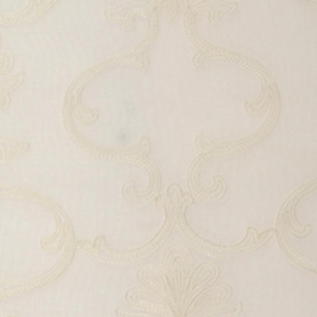 RM CoCo Fabric Aladdin Ivory Point Of View - Wesco 100% POLYESTER, 100% COTTON EMBR - Horizontal: 13.25 and Vertical: 11.625 52 - My Fabric Connection -