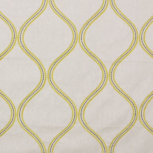 RM CoCo Fabric Stitchery Trellis Mustard Seed