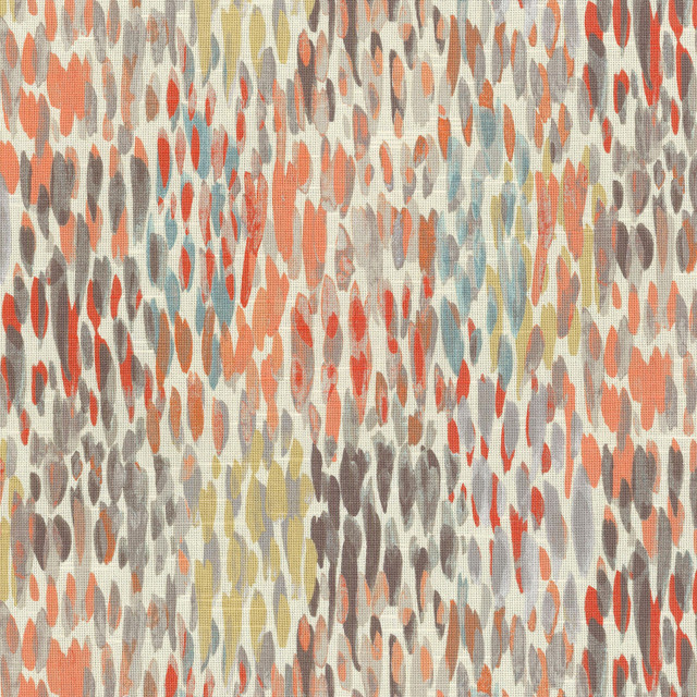 Kelly Ripa Home Fabric Make It Rain Nectar 550181 WALKING ON AIR 100% Cotton CHINA Wyzenbeek 39,000 Horizontal: 13.50" and Vertical: 13.50" 54" - My Fabric Connection -
