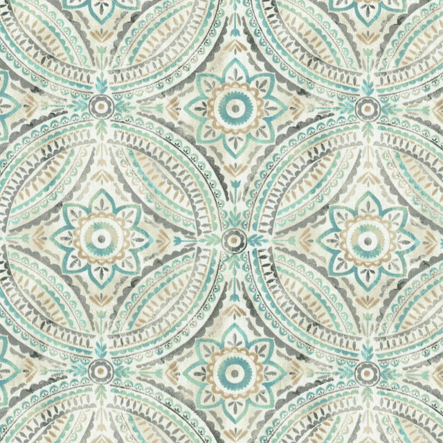 Kelly Ripa Home Fabric Blissfulness Spa 550100 WALKING ON AIR 100% Cotton U.S.A. Wyzenbeek 9,000 Horizontal: 9.00" and Vertical: 9.00" 54" - My Fabric Connection -