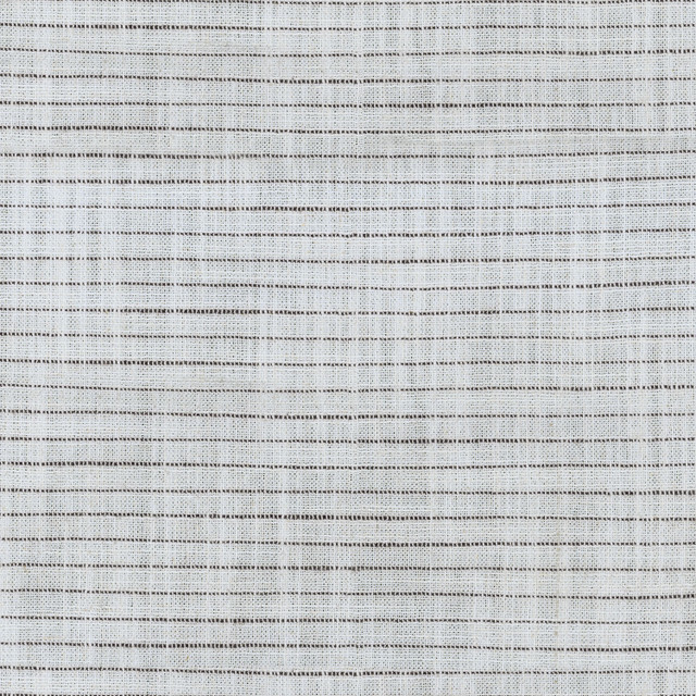 Performance Plus Fabric Lowell Pinstripe Domino 408520 PERFORMANCE PLUS II 65% Polyester 20% Acrylic 15% Linen CHINA Wyzenbeek 51,000 Horizontal: 0.00" and Vertical: 0.50" 57" - My Fabric Connection -