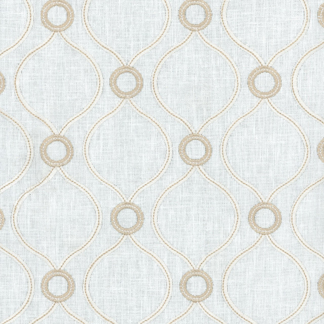 PKL Studio Fabric Curveball Emb Crystal 404151 CLASSIC COLLECTIVE BASE:70% Polyester 30% Cotton EMBROID:100% Polyester INDIA Wyzenbeek 7,000 Horizontal: 4.50" and Vertical: 4.50" 58" - My Fabric Connection -