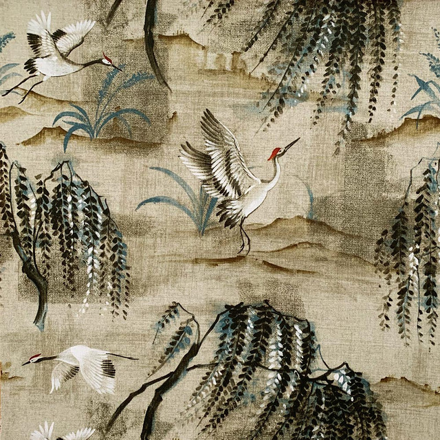 Magnolia Fabric Demark Tawny - 100% Cotton India 10000 Horizontal: 26.5 and Vertical: 24.5 54" - My Fabric Connection -