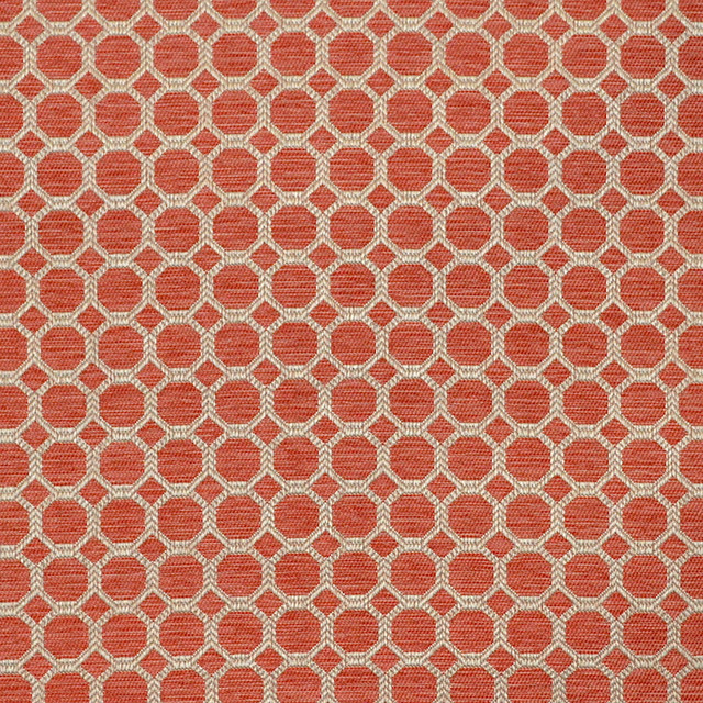 Magnolia Fabric Lolilo Persimmon - 100% Poly China 55000 Horizontal: 1.5 and Vertical: 1.5 57" - My Fabric Connection -