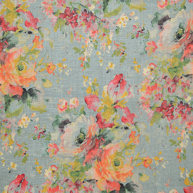 Magnolia Fabric Tijuana Island - 55Lin/45Visc Korea 12000 Horizontal: 27 and Vertical: 24.75 54" - My Fabric Connection -